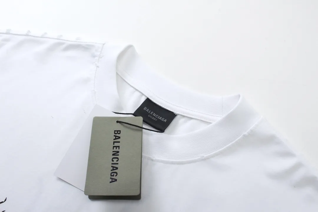 【 . Quality】BALENCI*GA/ .2024New Arrival LOGO T 。 . Authentic ， ！ ZP 。 260 ， . ， ，。 。Classic LOGO ， ， 。 . ， ， ， OS . Same Style ：BL 233303 ：Black,White，Yellow， Size：XS L